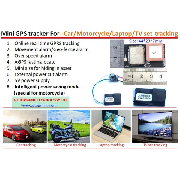 Mini Hide GPS Tracker Work For Laptop TV Motorcycles Car