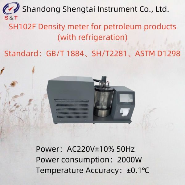 Power Consumption 2000W Density Meter For Petroleum Products Temp Accuracy ±0.1℃