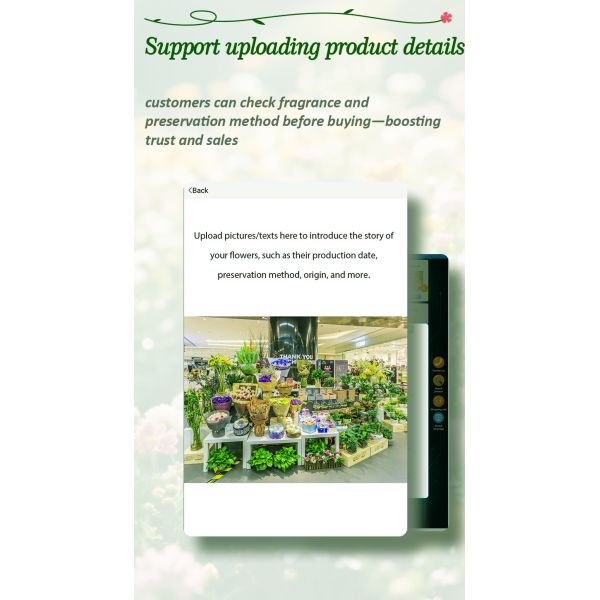 Flower Vending Machine Equipped with Smart Inventory Control and Refrigerated Compartments for Fresh Flower Sales Anytime