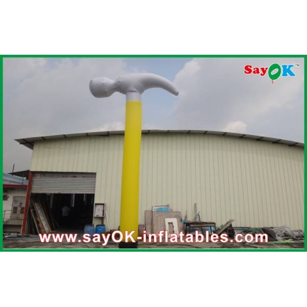 Height 3m Inflatable Air Dancer Rip-stop Nylon Cloth Inflatable Hammmer