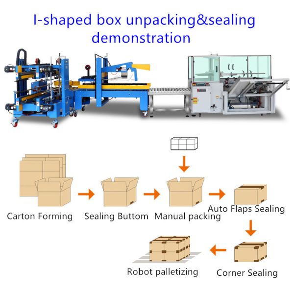 Fully Semi-Automatic High Speed Carton Case Erector For Carron Box