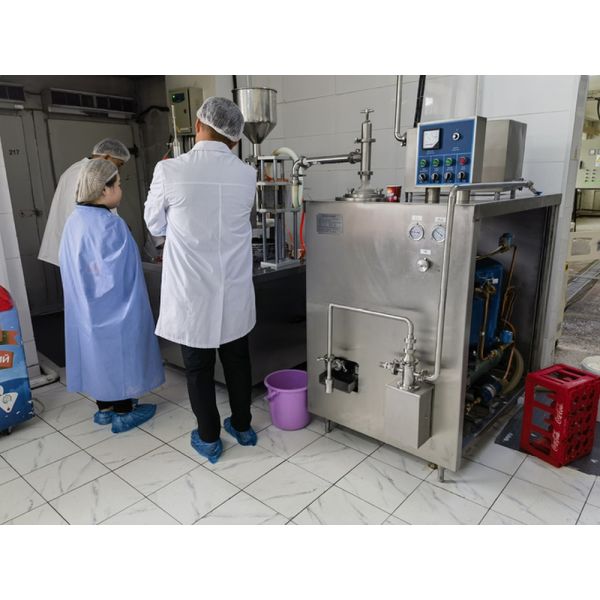 Polish Mirror Polished Ice Cream Continuous Freezer for Consistent Performance