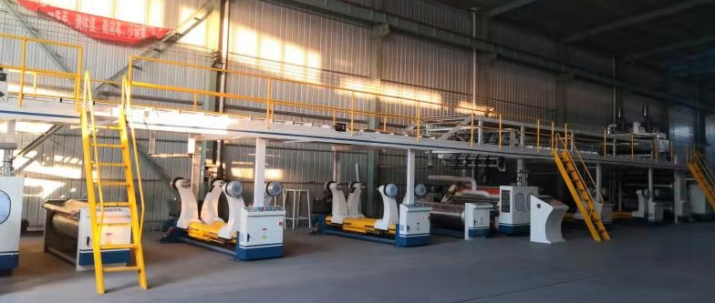 1800mm 100pcs/Min Corrugated Board Production Line Full Automatic