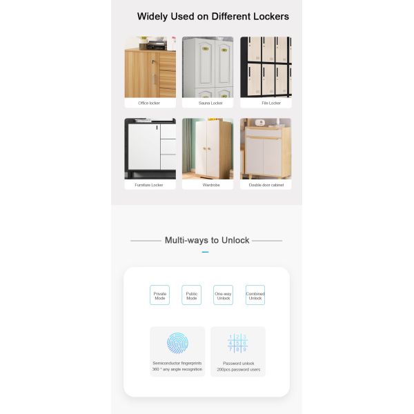"RFID Proximity Digital Cabinet Locker Lock, Electronic Keyless Solution for Gym and Fitness Changing Rooms"
