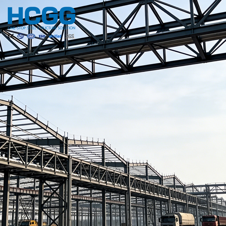 Steel Structure Building Featuring Customizable Dimensions and Loading Capacity for Warehousing and Manufacturing Support