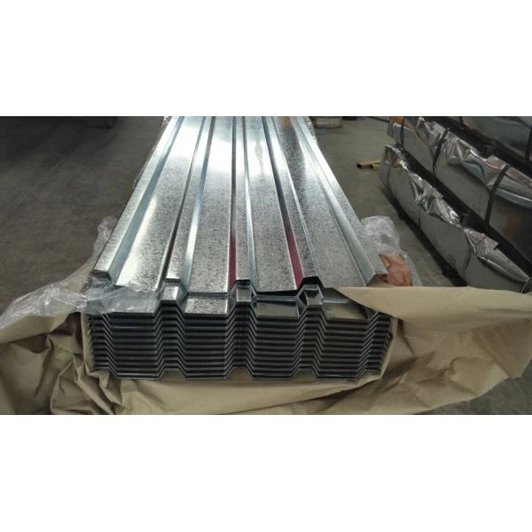 Decoiling Processing Service for Couvert Plastic Corrugated Galvanized Steel Sheets 1400-1799mm Length Gi Roofing Sheets