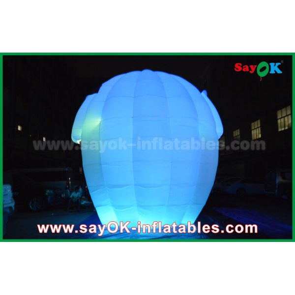 Cute Inflatable Holiday Decorations Lighting Ghost Door / Large Inflatable Pumpkin