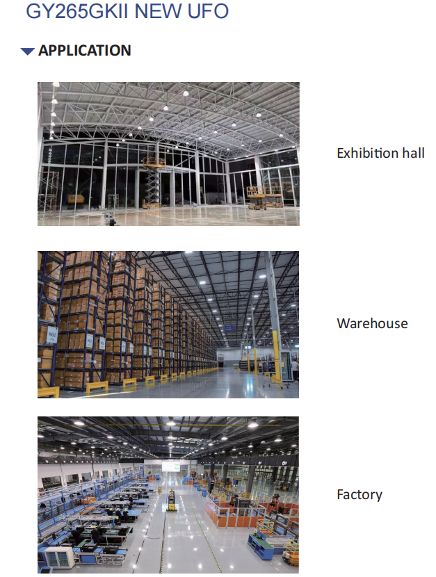 Die Casting LED UFO High Bay Light 200W 120W Warehouse Led Lighting