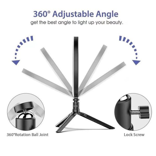 1.8 kg Soft LED Circle Ring Light with PORTABLE Convenience Elevate Your Live Show