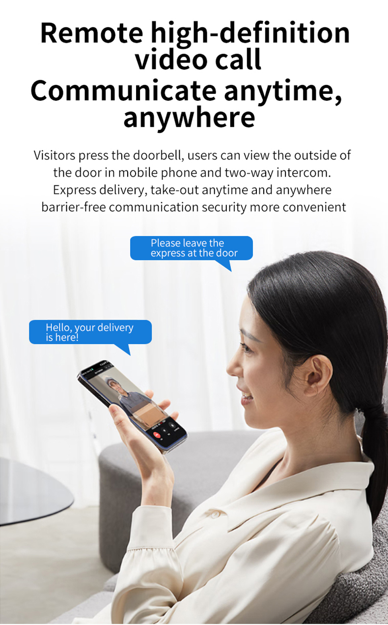 FD761 Smart Door Lock Smart Fingerprint Lock Smart Face Lock