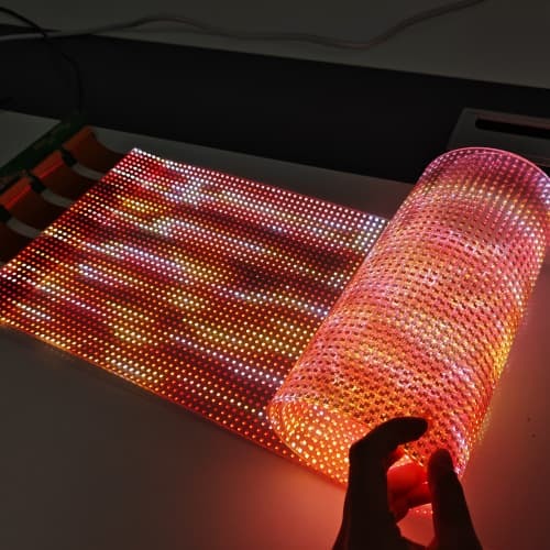 P6 LED Transparent Screen Flexible Thin High-Transparency Display for Glass Cabinet and Shop Window