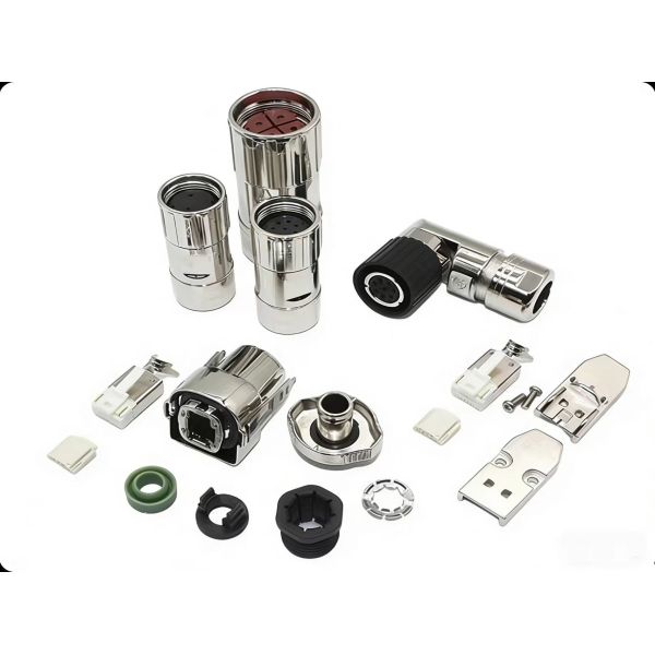 Siemens network cable plug 6FX6002-2DC10 20 RJ45 67E encoder connector RJ45 zinc alloy 4 2 large head connector