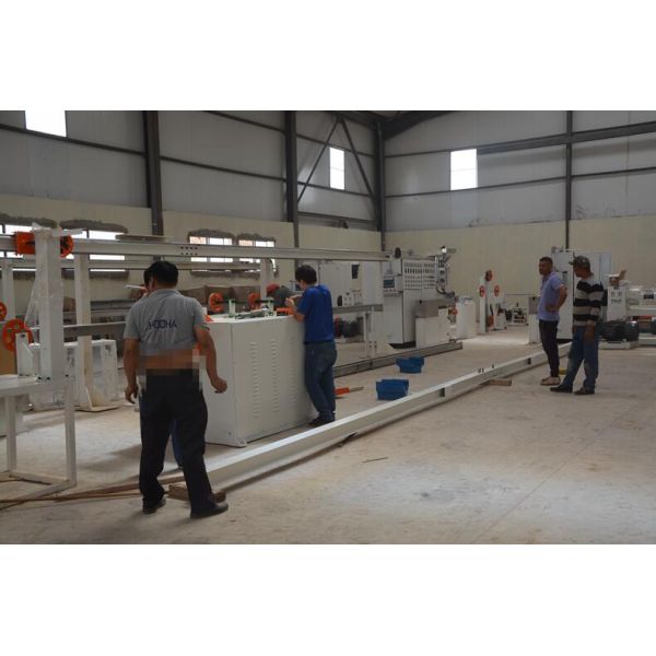 PVC Parallel Cable Manufacturing Machine , Electric Wire Making Machine 