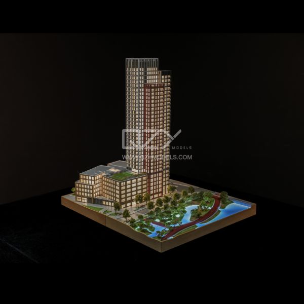 British Land Model Architectural Scale Model Miniature 1/200 for Professional Presentations and Displays