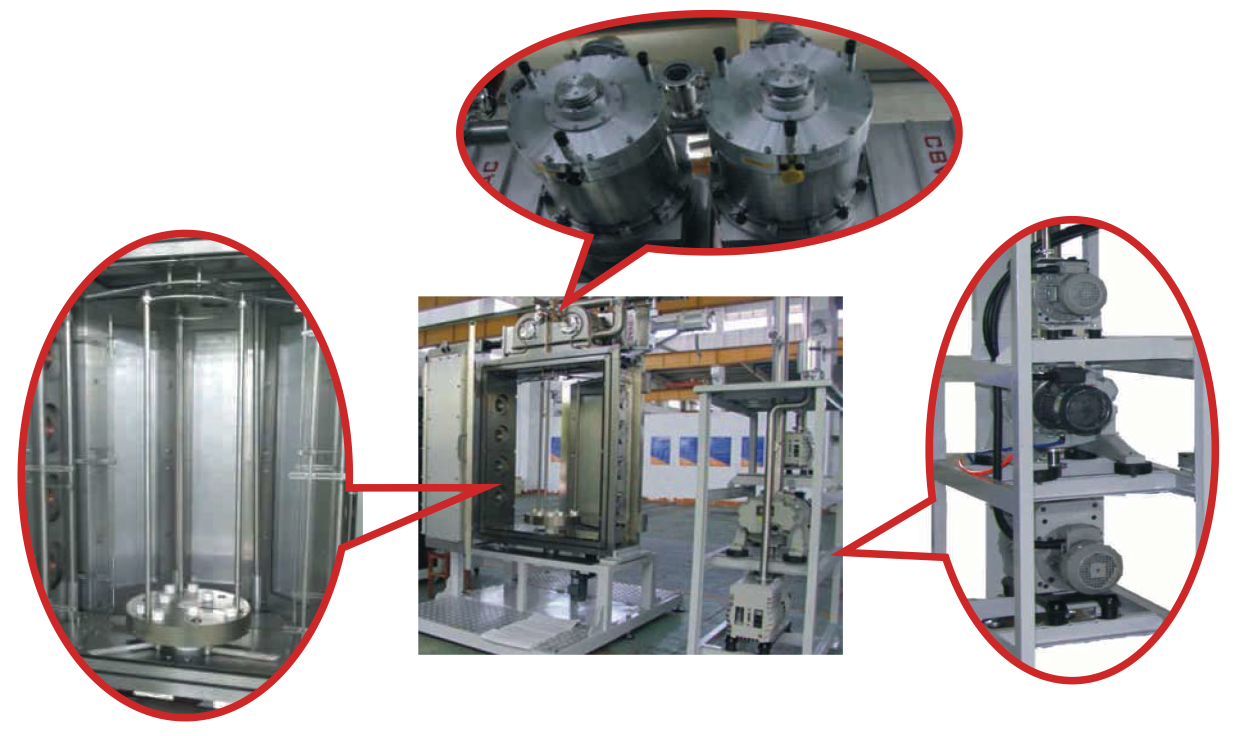 PVD+PECVD Vacuum Deposition System, DLC film coating by PECVD process