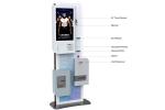 Self Ordering Automated Payment Kiosk 8RS-232 Ports Interface Quick Reading