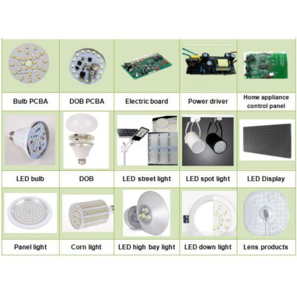 1200*500mm Lens LED Chip Mounter Panel Light SMT Mounter Machine