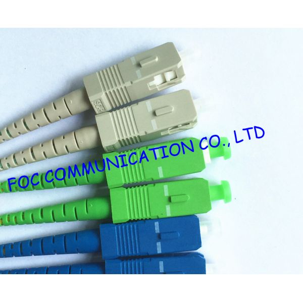 High Precision Ferrule SC SM single mode fiber connectors Simplex 0.9mm For Telecom