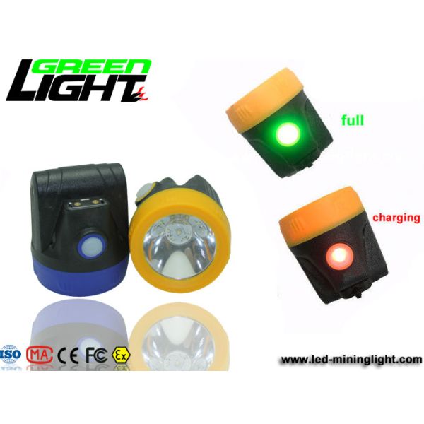 IP68 1W 2.8Ah Li Ion 6000Lux Mining Hard Hat Lights