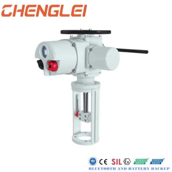 24VDC Spring Return Electric Linear Actuator with Built-in Limit Switch for Gate Valve