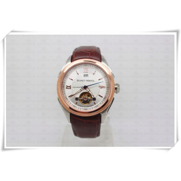 Wrist Skeleton Automatic Mechanical Watch Unique Waterproof high end