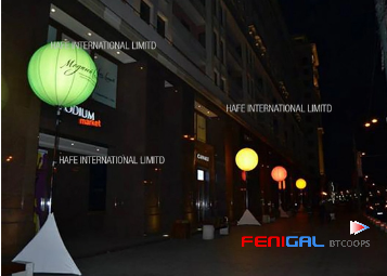 RGB Color Changing Inflatable Led Light Events Lighting Balloon Lantern Lights
