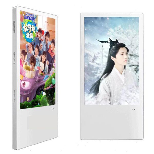 Wall Mounted LCD Advertising Media Player 32'' Elevator Stand Alone With Speaker