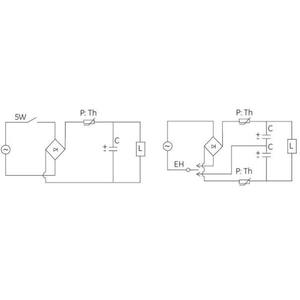 Power thermistor application circuits