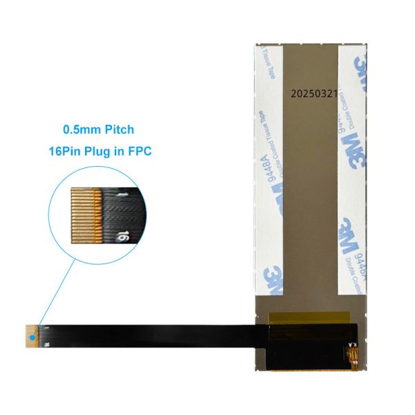 4.58 inch TFT display module 320×RGB×960 dots MIPI interface driving IC ST7701S