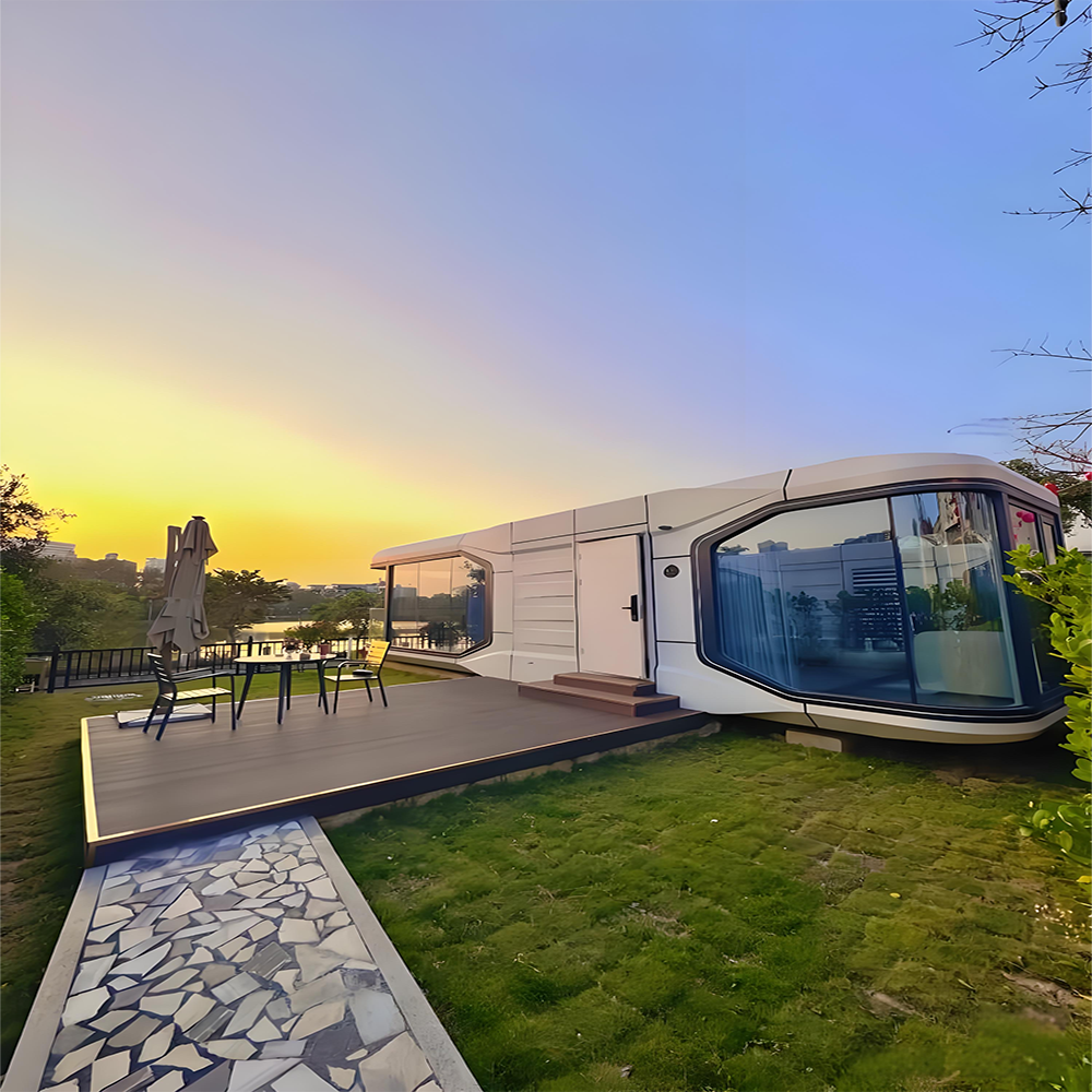 Luxury Prefabricated Capsule House a High-End Tiny Prefab House