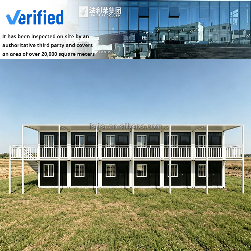20&40ft Modern Flat Pack Container House Stackable Modular Villa with Optional Decoration for Tourism Resort Hotel Bedroom