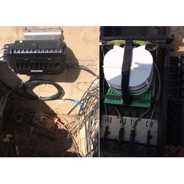 Multicore Splice Wall Mount Fiber Enclosure Overhead Drop Cable Anti Rusting