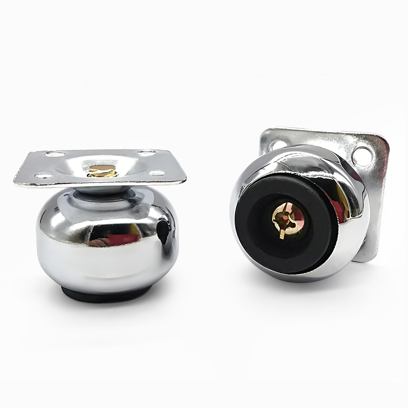 High-gloss Chrome Spherical Sofa Legs Coffee Table Legs Support Brackets Furniture Foot Pads & Bed Support Legs