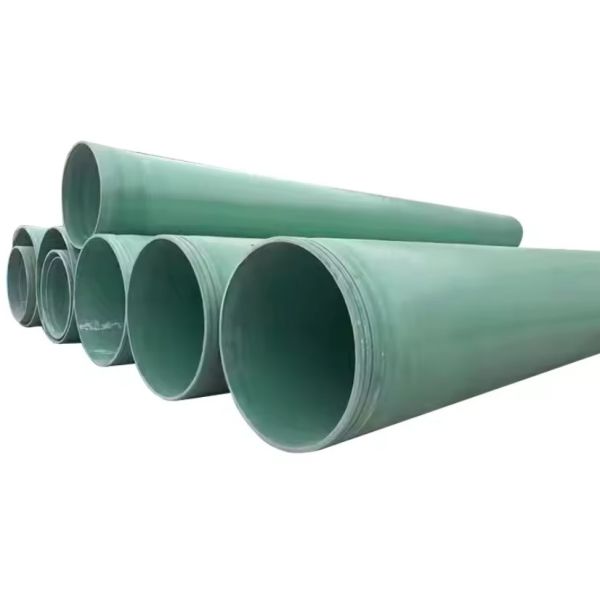 High Temperature Resistant FRP Pipe With Normal Temperature Rating And Printed Flange