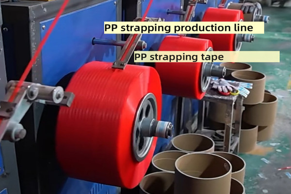 PP Strapping Belt Making Machine Single-Screw PP Strapping Extrusion Line equipped with SKD-11 Embossing Wheel
