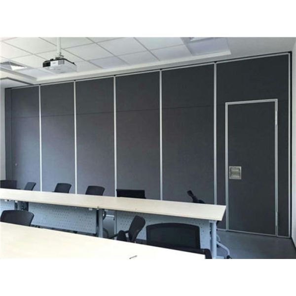 Melamine Surface Floor To Ceiling Hanging System Restaurant Movable Partition Walls