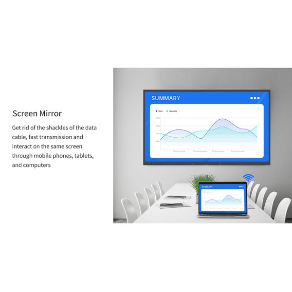 Android 11.0 T982 Motherboard Interactive Whiteboard 75inch Display Support SKD/OEM Order with google Play