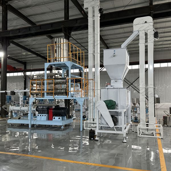 High Efficiency Automatic Pet Food Extruder machine for fish feed