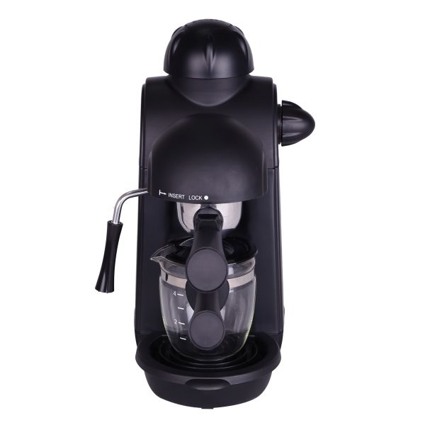 Plastic Coffee Steam Espresso Machine , 5 Bar 4 Cup Coffee Maker