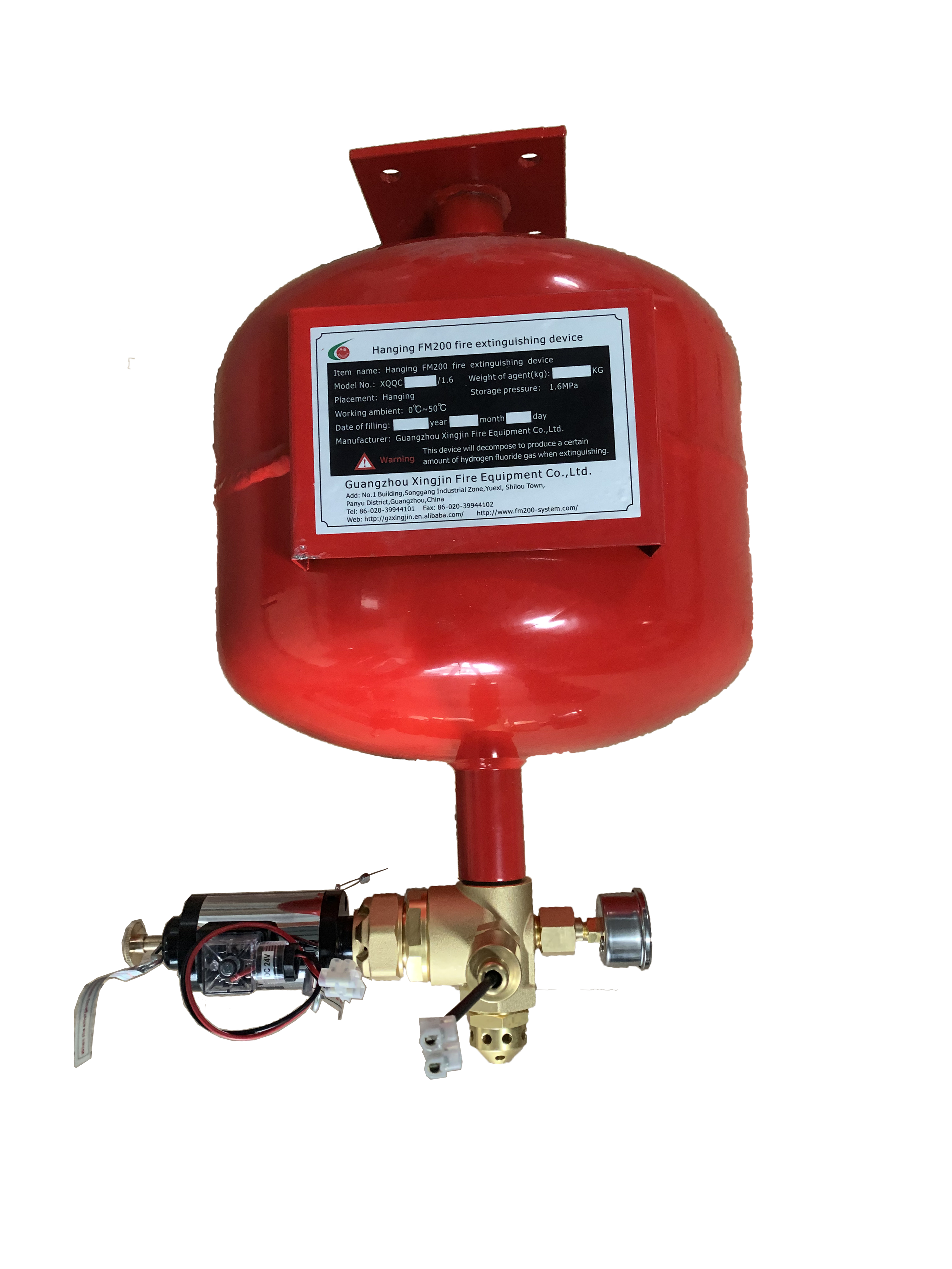 High Quality Fm200 Hanging Automatic Fire Extinguishing System Low Maintenance High Safety With Advanced Features