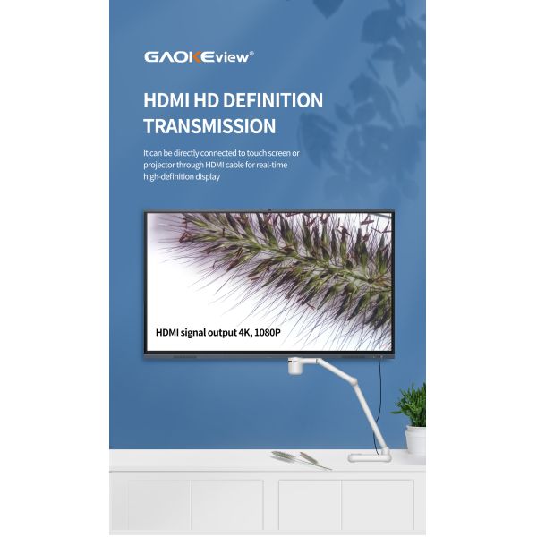 GAOKEview 4k Document Camera Mini Scanner for School for Classroom Visualizer with Good Quality