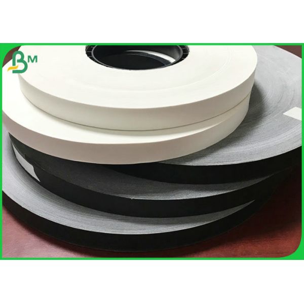 Biodegradable Solid Colour Straw Paper 15mm Width Roll For Making Drink Straw Tube
