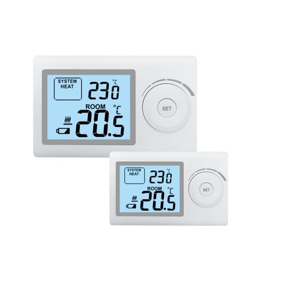 Orange Backlight Boiler Temperature Control for Customizable Temperature Settings