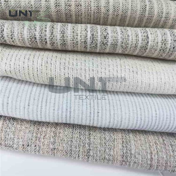 Width 150cm Canvas Woven Wool Interlining For Uniform Suit