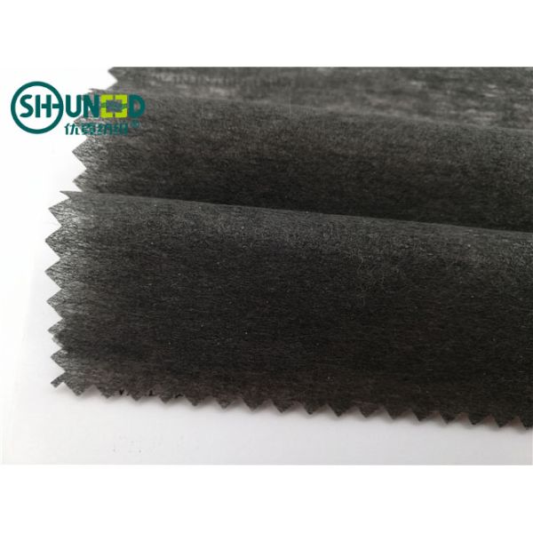 Eco Friendly Fusible Non Woven Interlining 100% Polyester 112cm / 150cm Width