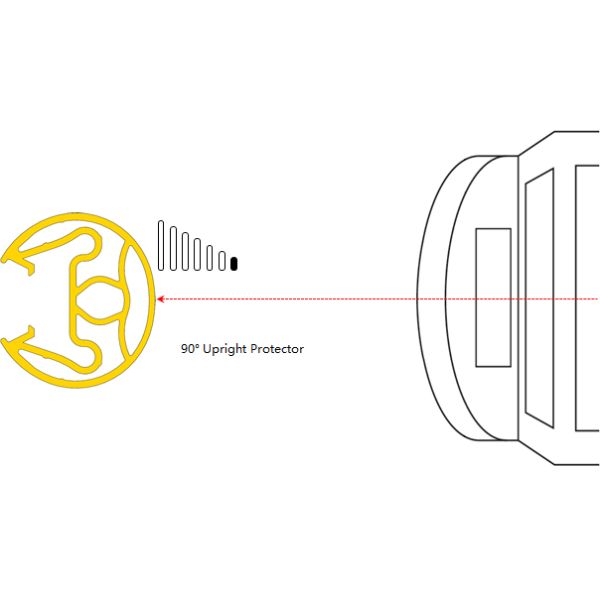 A04: Rack upright Guard Warehouse Storage Racking upright Protector safety barrier Anti-Collision Guardrails