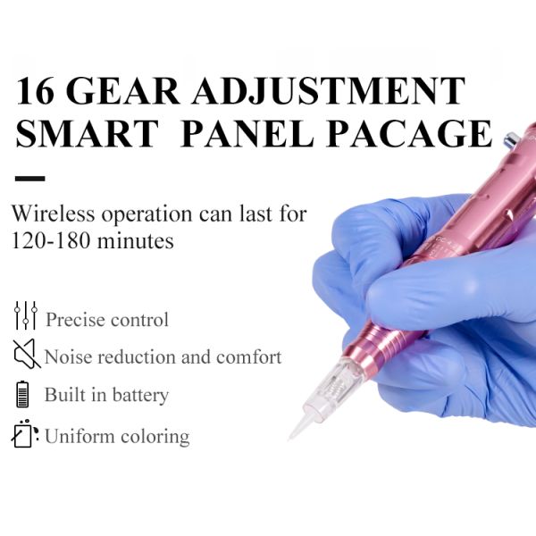 Aluminum Alloy Wireless Tatoo Microblading Pen