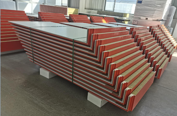 Banding Rock Wool Sandwich Panel