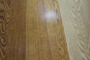 China UV lacquered solid oak parquet flooring on sale