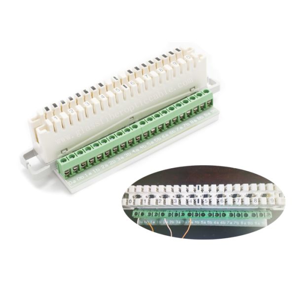 10 Pair ADC Krone Disconnection Module LSA - Plus With Screw Terminals